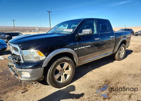 2012 Dodge Ram 1500 Slt из США, поврежденный, VIN 1C6RD7LTXCS152135